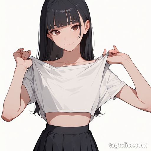 服を脱ぐ（undressing）で生成したAIイラストの見本