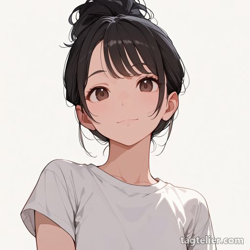 アップド（updo）で生成したAIイラストの見本