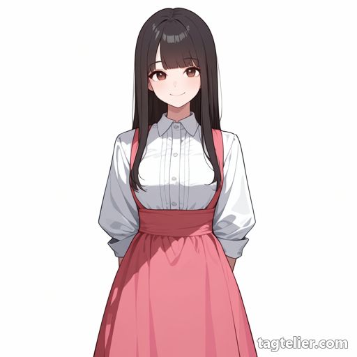 ウェイトレス（waitress）で生成したAIイラストの見本