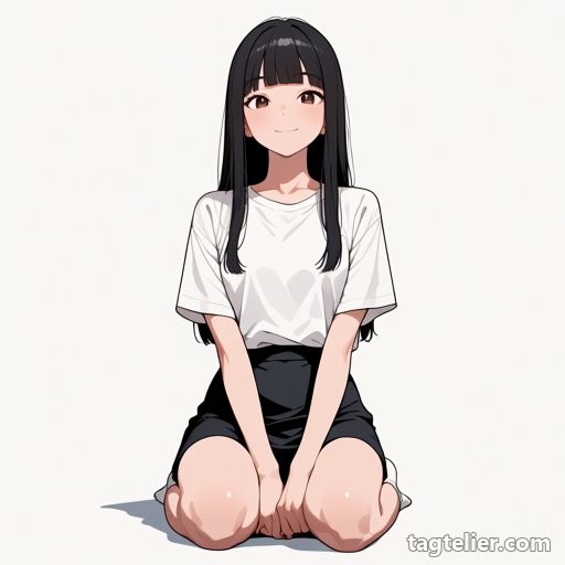 割り座（wariza）で生成したAIイラストの見本