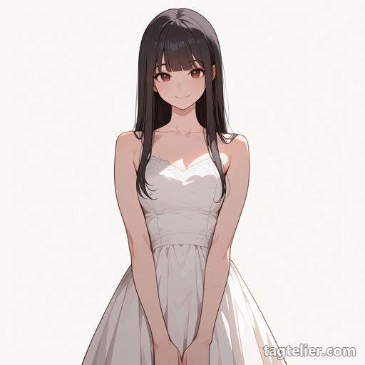 ウェディングドレス（wedding dress）で生成したAIイラストの見本
