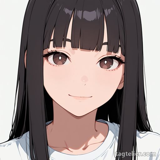 白い瞳（white_pupils）で生成したAIイラストの見本