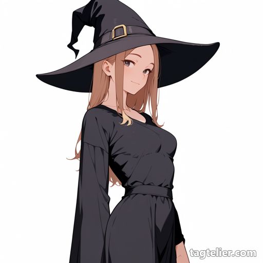 魔女（witch）で生成したAIイラストの見本