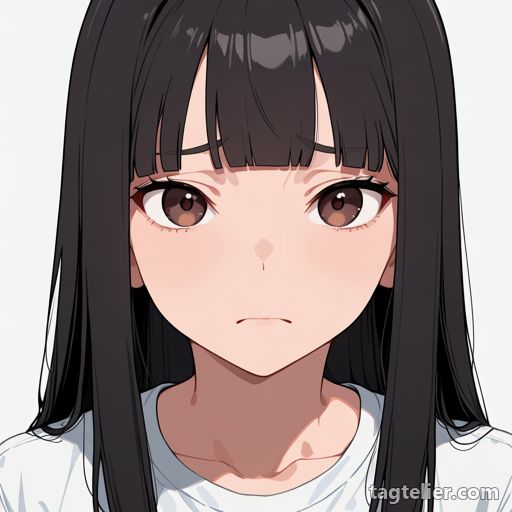 心配そう（worried）で生成したAIイラストの見本