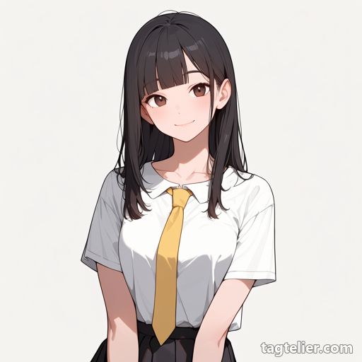 黄色いネクタイ（yellow_necktie）で生成したAIイラストの見本