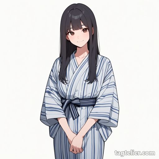 浴衣（yukata）で生成したAIイラストの見本